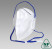 NF822 size-M FFP2 anti-aerosol filter folding half mask (respirator)