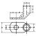 Cable tip, tinned (TML) 90° 70M8