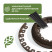 Plastic Mango garden board Geoplastboard, height 38 mm, 10 meters +30 stakes, brown