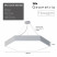 Светильник LED ЭРА Geometria SPO-122-W-40K-066 Hexagon 66Вт 4000К 5300Лм 800*800*80 белый подвесной драйвер внутри