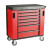 Tool trolley 7 sections red with two side drawers JTC