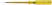 Indicator screwdriver, yellow handle 100 - 500V, 190 mm