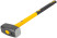 Forged sledgehammer, reinforced fiberglass handle 600 mm, 4 kg
