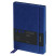 Undated diary, A5, 136 l., leatherette, Berlingo "Western", with elastic band, blue