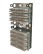 KR-FRAME-100 Frame (mounting clamp) with a depth of 50mm for mounting 10-and plinths for telephony