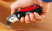 DBKPH-EU Folding construction knife, quick blade replacement, Spare blade compartment, Plastic handle