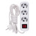 Household extension cord, uHz-10-310 series, with grounding, 10 m, 3 sockets, 10 A Denzel