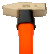 IB Locksmith hammer (aluminum/bronze), fiberglass handle, 1500 g