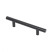 Metal handle 96/146 steel matt black AKS