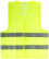Yellow signal vest, 2 horizontal stripes, 60 gr., size XL