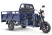 Cargo electric tricycle Rutrike D4 1800 60V1200W, blue