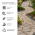 Molds for filling garden paths, 50x50x6 cm - 2 pcs