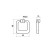 Handle metal button metal BUTTON chrome AKS