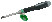 Screwdriver with ERGO handle for TORX T20x100 mm screws with a lock for working at height