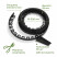 Plastic Mango Geoplastboard garden curb, height 55 mm, 10 meters +30 stakes, black