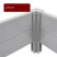 PVC plastic bed 1x3 m height 27 cm, grey