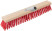 Profi wooden outdoor brush, stiff bristles, metal tool at an angle, 5-row, 500x65 mm