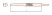 Напильник круглый 9,5х300мм BeCu искробезопасный 219-1008, HORTZ