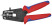 Стриппер прециз. с фасонными ножами, в т.ч. для ПТФЭ,Radox®, Kapton®, зачистка: 1.5, 2.5, 4, 6 мм² (AWG 15 - 10), L-195 мм, 2-к ручки