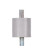 Vibration isolator (rubber-metal buffer) M8x23 up to 51 kg KIPP K0568.03003055 (pack of 4 pcs.)