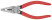 Pliers comb., cut: provol. cf. Ø 2.8 mm, solid. Ø 1.8 mm, cable Ø 9 mm (10 mm2), L-140 mm, black, 1-k handles