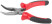 Optima platypuses, two-tone rubberized handles, 165 mm polished steel