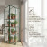 Greenhouse greenhouse on the windowsill Geoplastboard 59x39x160 cm 4 shelves color green