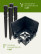 External connecting corners for curbs Geoplastboard 78 mm black