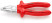 Плоскогубцы комб. VDE, рез: провол. ср. Ø 3.4 мм, твёрд. Ø 2.2 мм, кабель Ø 12 мм (16 мм²), L-180 мм, хром, 1-к ручки