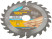 Circular saw blade for wood 185 x 30 x 24T + 2 rings: 30/20 and 20/16 mm