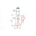 Pyroxylin mounting nails PA32-20K (nail-bracket 20 mm, red, 80 pcs/pack) FEDAST