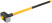 Forged sledgehammer, fiberglass reverse reinforced handle 900 mm, 5 kg