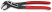 KNIPEX ALLIGATOR® adjustable pliers, 50 mm (2"), turnkey 46 mm, L-250 mm, gray, 1-k handles