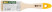 Кисть флейцевая "Стандарт-Плюс", натур.светлая щетина, деревянная ручка 1,5" (38 мм)