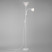 7088-501 Floor Lamp Rivoli Alexandrina 7088-501 Floor Lamp 1 x E27 40W + 1 x E14 40W White