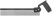 Saw blade, plastic handle 300 mm