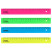 Ruler 20cm STAMM, plastic, opaque, neon colors, assorted
