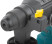 Rotary hammer mounting acc. 20 V; 0-1150 rpm; 0-5200 rpm; 3 J; 3 dir.; SDS-PLUS; brushless; reverse; cut. tilt, without BATTERY; box