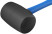Rubber mallet, fiberglass handle 680 gr.