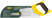 Plywood hacksaw with a saw, black and yellow handle, 350 mm, 12 TPI