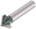 Grooved V-shaped milling cutter DxHxL=14x10x45mm
