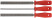 Rasps, plastic handle, set of 3 pcs., 200 mm
