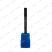 Carbide borehole type B061606 (cylindrical), 6.0 mm, shank 6 mm, end tooth, double notch TORNERI T018380