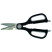Universal multifunctional scissors, ABS rubberized handle, straight, 215mm, Tahoshy (50/200)