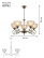 Chandelier Rivoli Loren 9006-205 5 * E27 40W classic