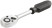 Hand crank (ratchet), 40Cr alloy steel mechanism, plastic handle, 1/2", 24 prongs