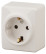 Розетка ЭРА Эксперт 11-2203-02 с заземлением 2P+E Schuko 16A-250В IP20 ОУ слоновая кость