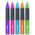 Automatic ballpoint pen Berlingo "Multicolor" 04 color, 0.7 mm, assorted