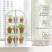 Greenhouse window sill greenhouse with rounded top Geoplastboard 46x24x75 cm 3 shelves color white