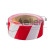 Protective tape LO-100/50 "Economy" length 100m, width 50 mm, thickness 35mm (White and red) MALIEN